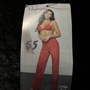 Red Women's Intimate Set